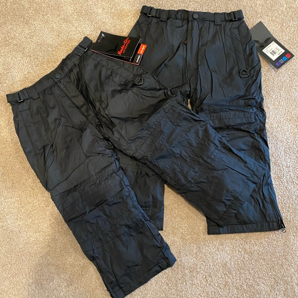 Hawke & Co. Snow Pants - Toddler Size 3T - Black - Lot of 2 pairs. New with tags